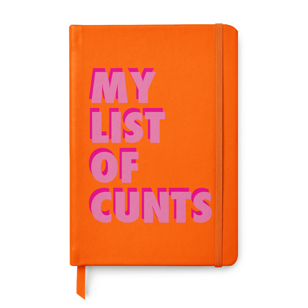 List of Cunts Leather Style Notebook #3 image
